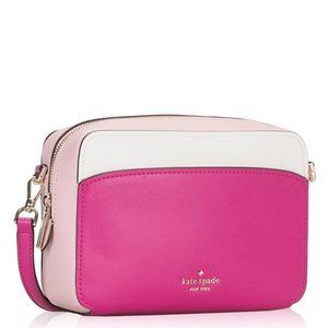 Kate Spade Lauryn Colorblock Camera Bag Pink Multi